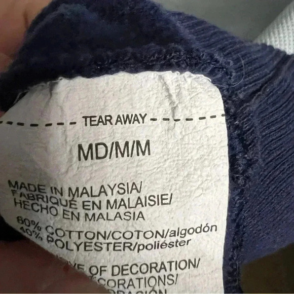 Under Armour UA Playback Fleece 1/4 Zip Navy/Gray Size:Medium - Picture 13 of 15